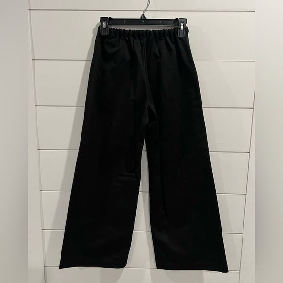 Ciao Lucia black Orlando sustainable canvas pants - Picture 4 of 5